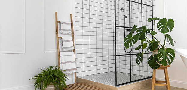 pose douche à l'italienne